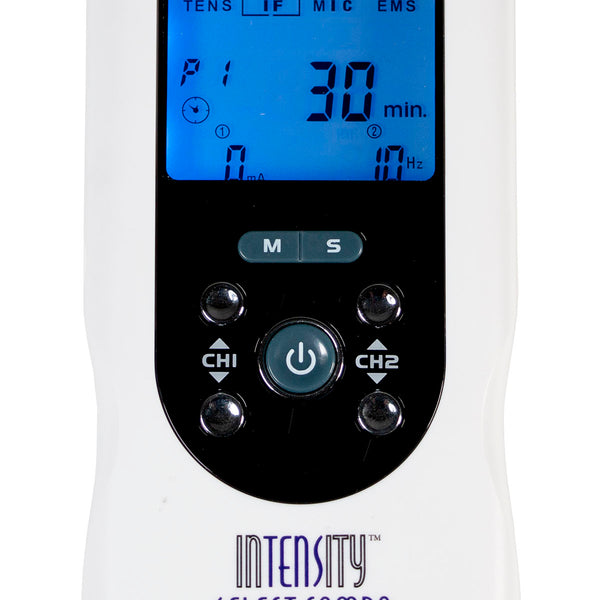 InTENSity Select Combo TENS, EMS, IF, & Microcurrent Unit + Free A/C Power  Adapter Included